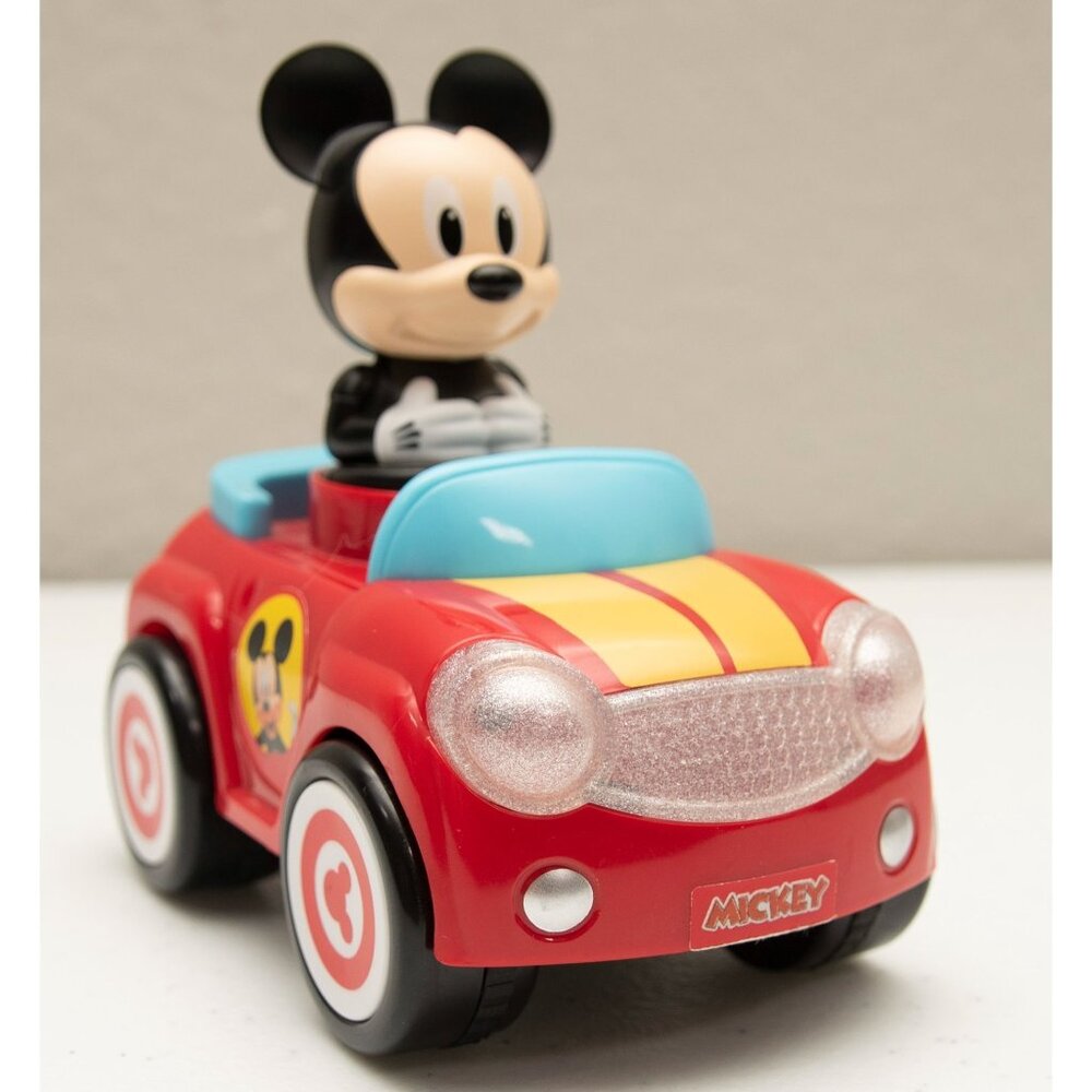Disney Junior Mickey/Minnie Mouse Clubhouse Push and Go Racer Car with Light and